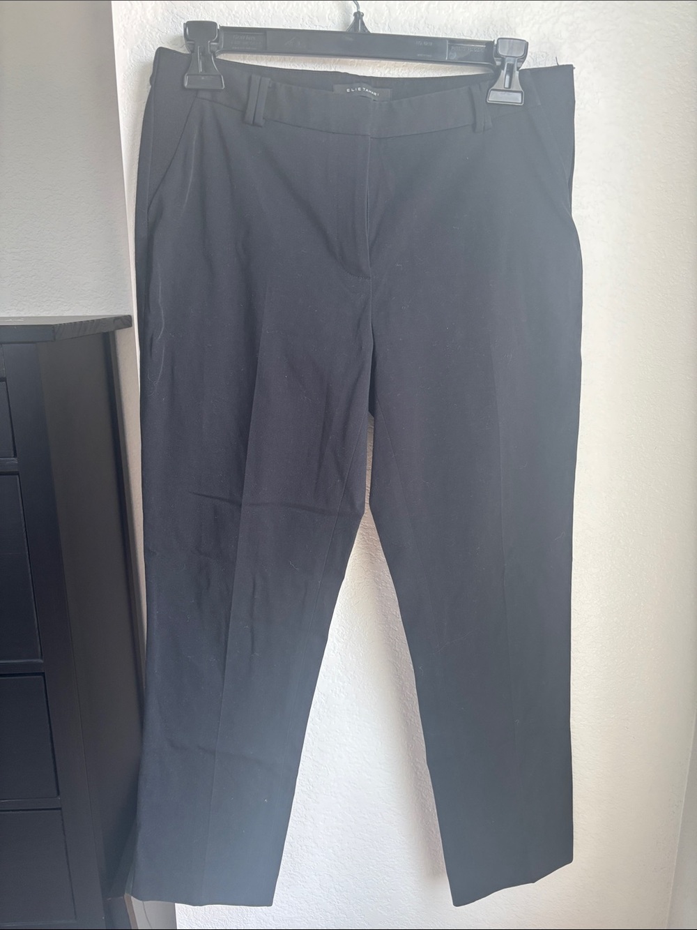 Elie Tahari Women’s Black Crop Dress Trousers